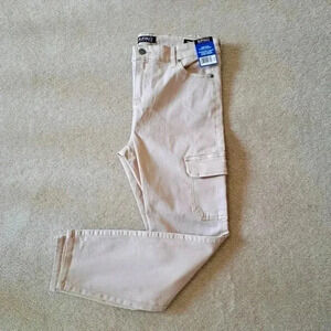 ❤️ Buffalo David Bitton High Rise Skinny Cargo Pants Becky Jeans Size Tan/Beig